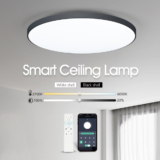 מנורת תקרה חכמה LED עם שליטה מרחוק